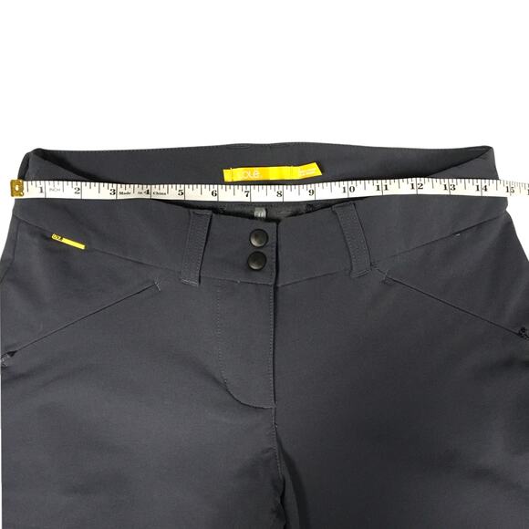 Lole Wicking Travel Pants UPF Protection Dark Grey Mid Rise Straight Leg Women 4 - Picture 5 of 14